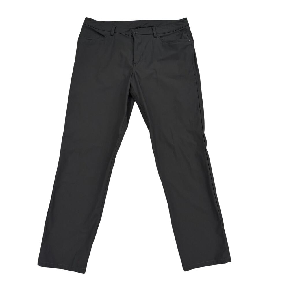 lululemon ABC Pant Slim Warpstreme Men's 36x32 Obsidian Grey